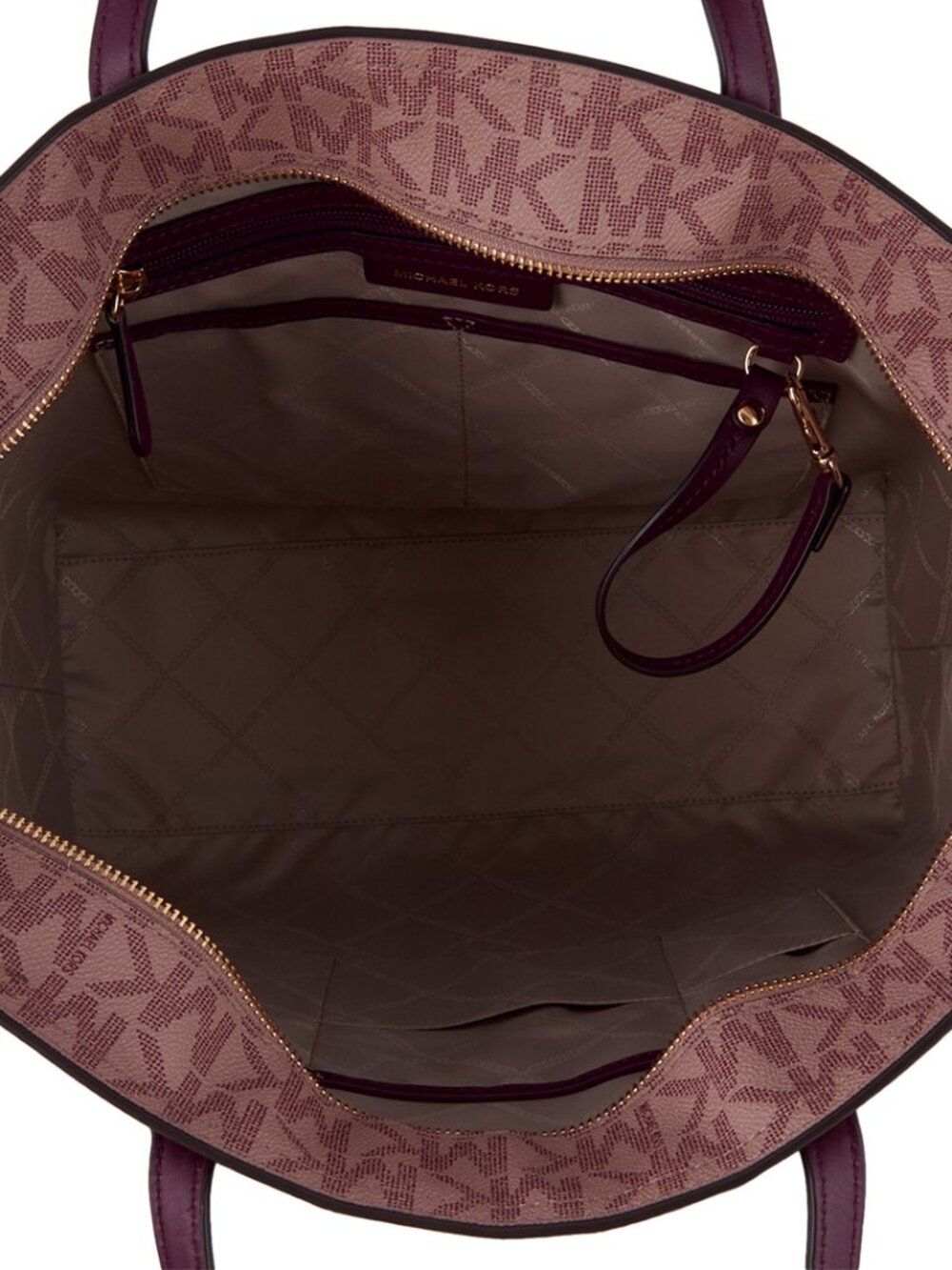 MICHAEL Michael Kors Sinclair Large East/West Grab Tote - Dark Berry Multi - Picture 5 of 5